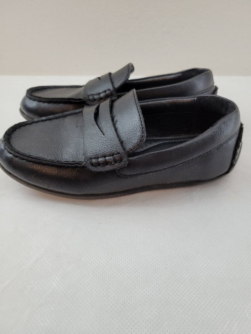 Nordstrom Shoes Little Boys 13M Black Slip-on Penny Loafer Rubber Sole